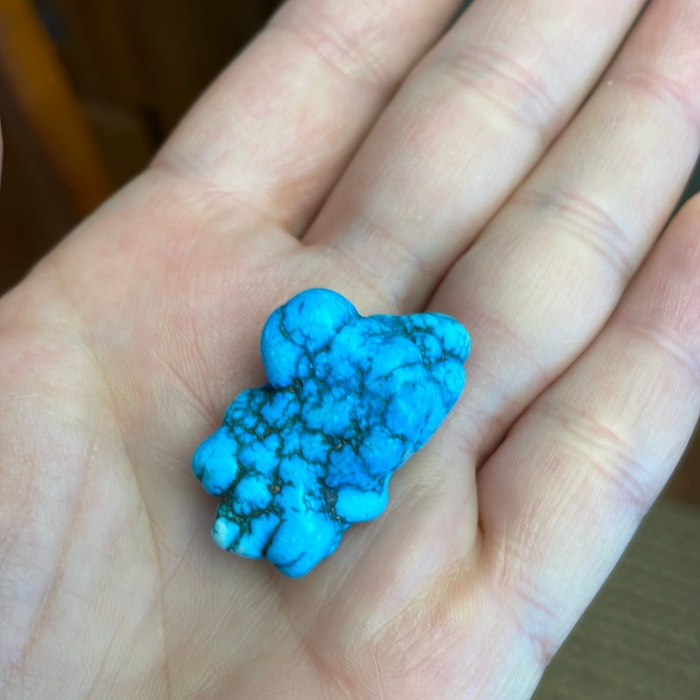 Natural Turquoise Mineral Bare Stone Mineral Crystal Stone Reiki Stone